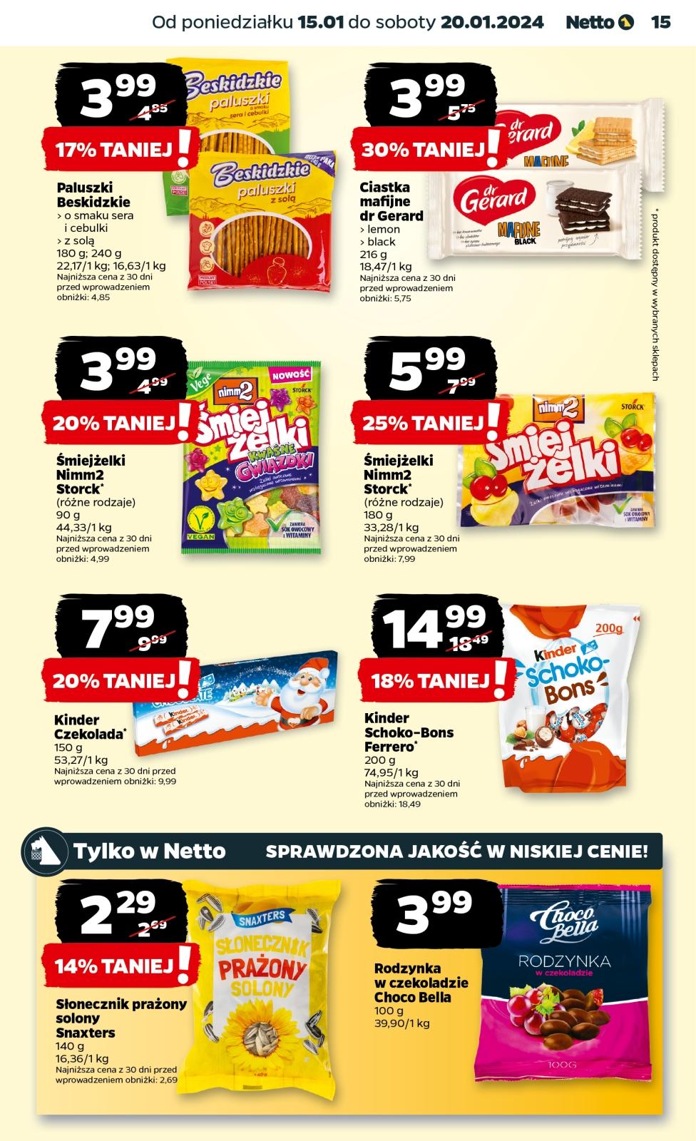 Gazetka promocyjna Netto str. 15