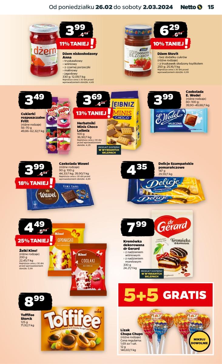 Gazetka promocyjna Netto str. 15