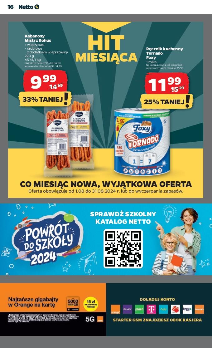 Gazetka promocyjna Netto str. 16