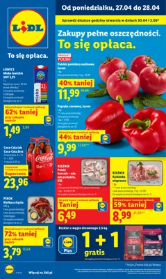 Lidl gazetka - od 27/04/2026 do 28/04/2026