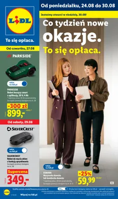 Lidl gazetka - od 24/08/2026 do 30/08/2026