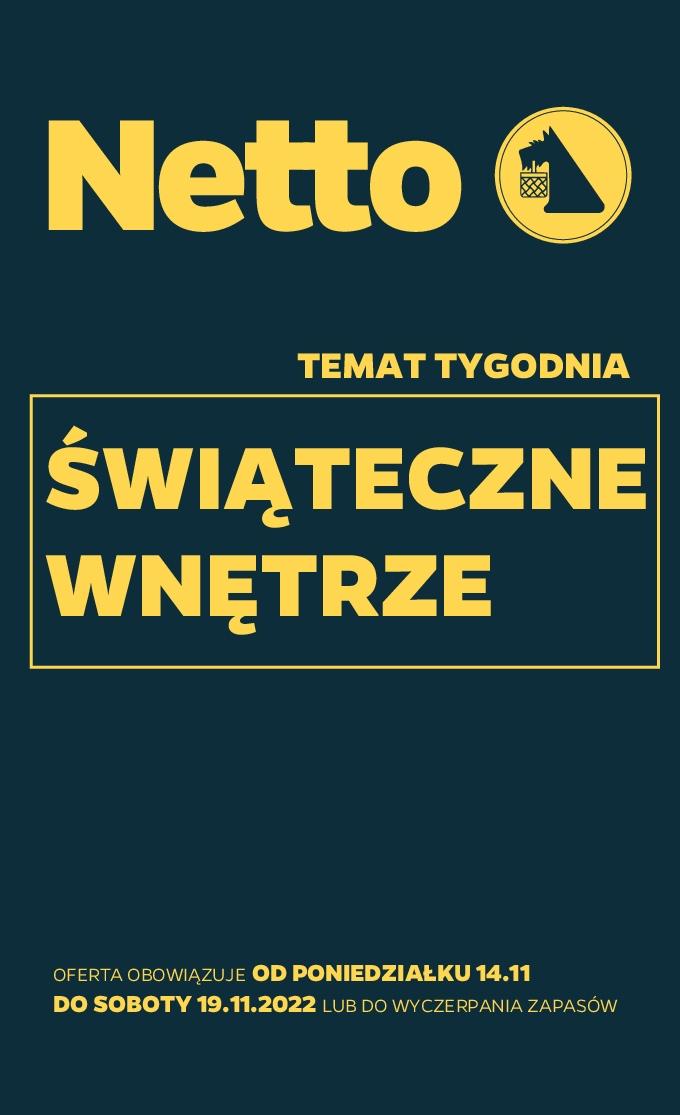 Gazetka promocyjna Netto str. 1