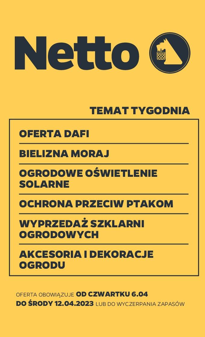 Gazetka promocyjna Netto str. 1