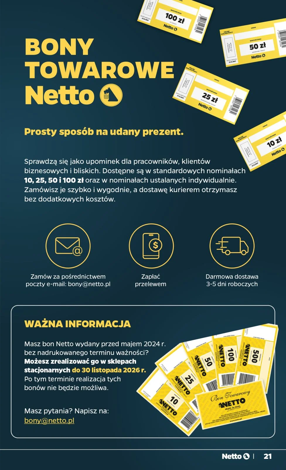 Gazetka promocyjna Netto str. 21